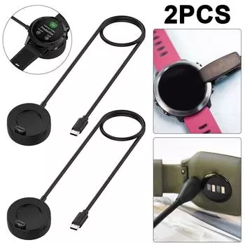 2 Stcke Ladegert Dock 1 м Кабель Lade Disc Basis fr Forerunner 265 265S 965Wat