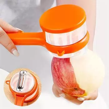 2 стиля Нержавеющая сталь нож для чистки овощей кухонный многофункциональный нож для чистки овощей и фруктов бытовой нож артефакт 1PCS зелёный