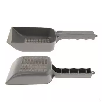 2, Террариум для рептилий, лопата, пластик, 26,5x11 см чёрный