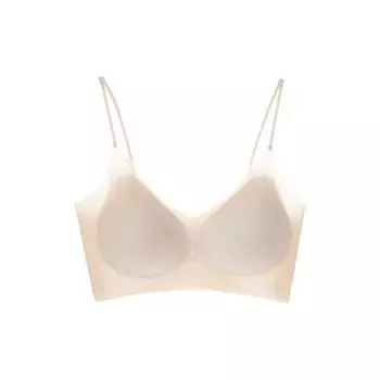 2 типа высоких бесшовных прохладных к фиксированному лету [Yomoment] бретелей, подмышечная впадина, бюстгальтер, прикосновение, без косточек, тонкий, нижнее белье, чашка,