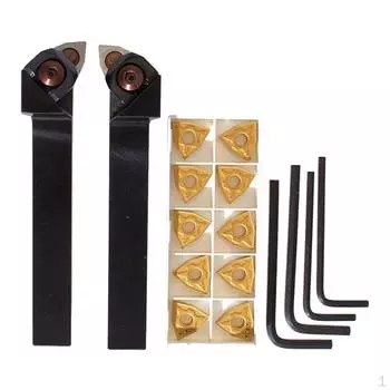 2 токарных станка с ЧПУ с твердосплавными вставками