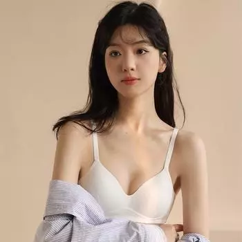 2 тонких бюстгальтера пуш-ап для старшеклассников и девочек без бюстгальтеров на косточке 32A чёрный