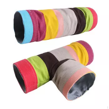 Клетка с 2 туннельными трубками, игрушки для мелких животных, хомяка, морской свинки