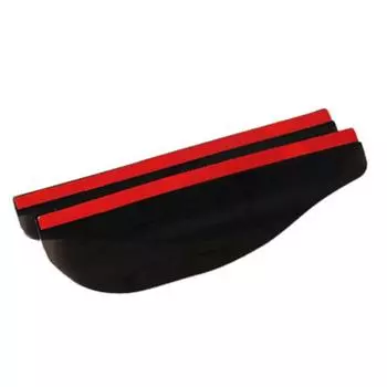 2 универсальных автомобильных боковых зеркала заднего вида, дождевик, солнцезащитный козырек, новинка чёрный