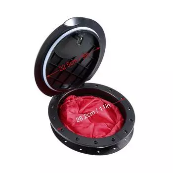 2 упаковки, 9-дюймовая палубная пластина, комплект крышек люка с сумкой для хранения для морской надувной лодки, каяка, лодки 2