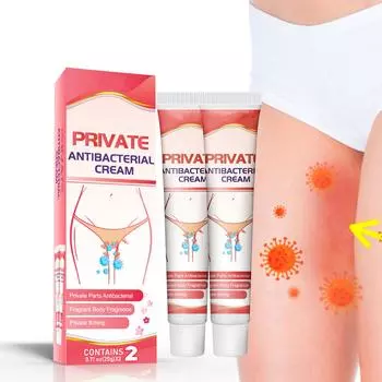 2 упаковки крема для ухода и кожи от сухости, зуда, покраснения, жжения, раздражения, запаха у женщин One Size