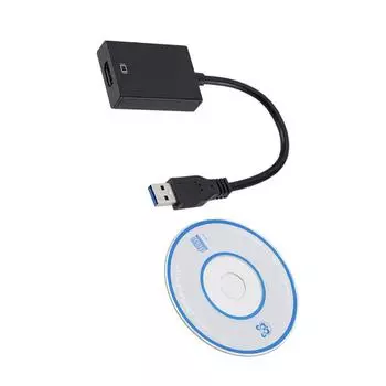 2 упаковки/лот 1080P адаптер для четких и детализированных изображений через USB USB 3.0/2.0 To To адаптер конвертер