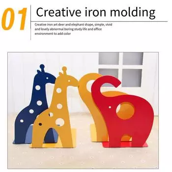 2 упаковки/лот Подставки для книг для полок - Стильное и практичное хранение для ваших книг Удобные металлические Подставки для книг Безопасные чёрный