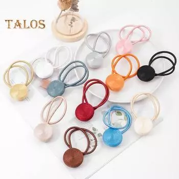 2 упаковки магнитных пряжек для штор, сильный магнит, без отверстий, подхваты для штор, полиэстер, круглые дизайнерские фиксаторы для гостиной, спальни жёлтый