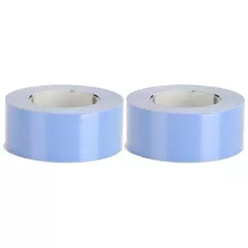 2 упаковки печатной этикеточной ленты для этикетировочной машины KINGJIM TEPRA LR5C Термобумага Офисные принадлежности (EQT15B)