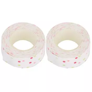 2 упаковки печатной этикеточной ленты для этикетировочной машины KINGJIM TEPRA LR5C Термобумага Офисные принадлежности (EQT005)