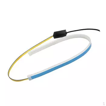 2 упаковки по 30 светодиодных дневных ходовых огней для автосигнализации White+Yellow