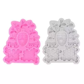 2 упаковки силиконовых форм в форме улья для выпечки шоколадных десертов, конфет, тортов, украшений