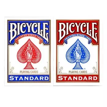 2 упаковки велосипедных игральных карт со стандартным индексом, красная и синяя задняя колода Rider, карточные игры, магические трюки
