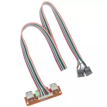 2 USB ПК компьютерный корпус 6.8 см передняя панель USB аудио порт микрофон наушники кабель