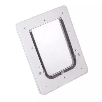 2 Установите прочную закрывающуюся панель, держатель для аксессуаров для домашних животных, вход для собаки 31.5x39x1.8cm