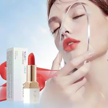 2. Увлажняющая помада с изменением цветовой температуры. Глянцевая текстура. Нежная стойкая, не легко обесцвечивается.