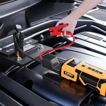 2 в 1 14,8 В автомобильный аварийный пусковой механизм с насосом для накачивания шин 150 фунтов на кв. дюйм, 10000 мАч, автомобильный блок питания, воздушный компрессор, насос