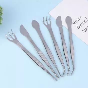 2-в-1 304 нержавеющая сталь грабли для корней с пинцетом для бонсай с эргономичной ручкой почвенный инструмент для суккулентов бонсай