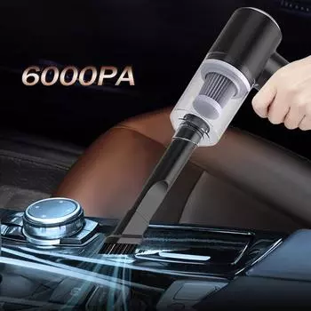 2 в 1 6000Pa беспроводной автомобильный пылесос с высоким всасыванием пылеуловитель для автомобиля и дома беспроводной ручной пылесос Air Duster