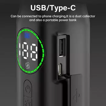 2 в 1 Air Duster Электрический перезаряжаемый беспроводной воздуходув 7500 мАч пылесос для установки на транспортное средство Duster Blowers для автомобиля и дома