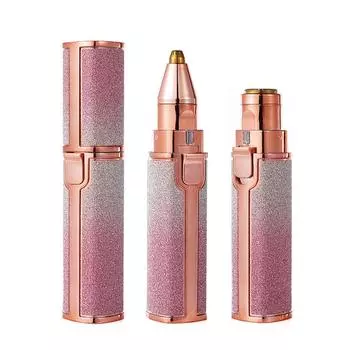 2 в 1 электрический триммер для бровей женский безболезненный эпилятор депилятор бритва для волос мини женская бритва портативное удаление волос на лице и теле