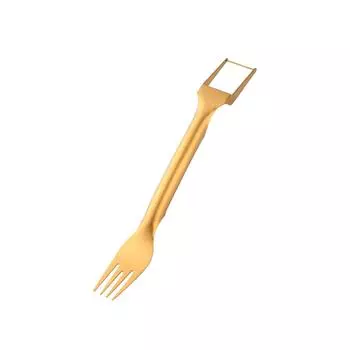 2-в-1 арбузные вилочные нарезки, арбузный резак, летняя вилка для резки фруктов, нож для вилок для фруктов с головкой One Size золотой