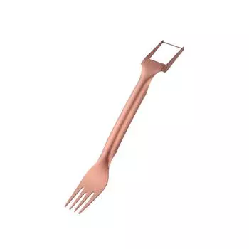 2-в-1 арбузные вилочные нарезки, арбузный резак, летняя вилка для резки фруктов, нож для вилок для фруктов с головкой золотой