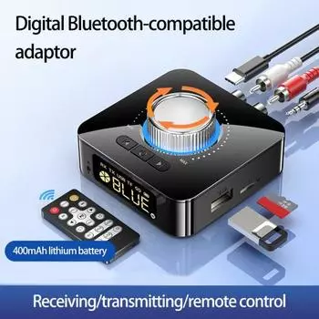 2 в 1 AUX с поддержкой светодиодного интерфейса RCA TF Bluetooth-совместимый экран дисплея Быстрое сопряжение преобразователя Bluetooth-совместимый