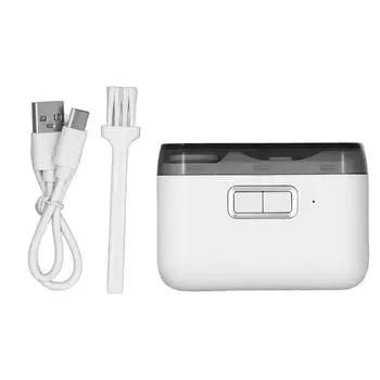 2 в 1 Автоматические кусачки для ногтей Полировщик ногтей 2 скорости Перезаряжаемый вспомогательный светильник Электрический маникюрный тр