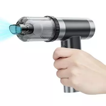 2 в 1 автомобильный пылесос 12000 Па сильная сила всасывания мощный воздуходув Type-C перезаряжаемый для очистки клавиатуры автомобиля дома CHINA