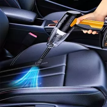 2 в 1 автомобильный пылесос 9000PA с сильным всасыванием беспроводной ручной пылесос воздушный компрессор для автомобиля домашний пылесос чёрный