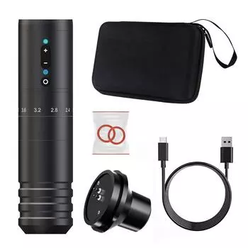 2 в 1 беспроводная тату-ручка Tattoo 2200mAh Power LED Display Screen Cartridge Battery Pen для салона