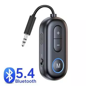 2 в 1 беспроводной Bluetooth 5.0 приемник передатчик адаптер 3,5 мм разъем Hifi стерео музыкальный беспроводной адаптер с микрофоном для автомобиля самолета ТВ ПК динамик