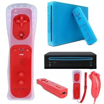 2 в 1 беспроводной пульт дистанционного управления, встроенный пульт дистанционного управления Motion Plus, джойстик, геймпад, замена для консоли Wii Wii U