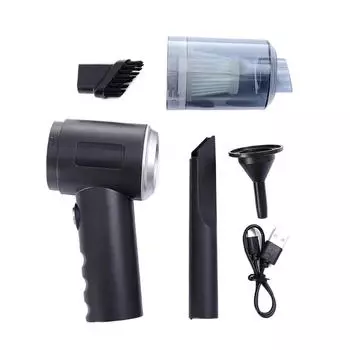 2 в 1 беспроводной пылесос автомобильный беспроводной портативный пылесос двойного назначения для уборки специальные электроинструменты 1PCS чёрный