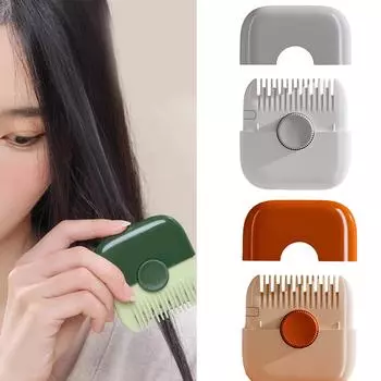 2 в 1 бритва для волос расческа многофункциональный триммер для волос триммер для челки расческа для стрижки волос двухсторонняя расческа для стрижки волос оранжевый