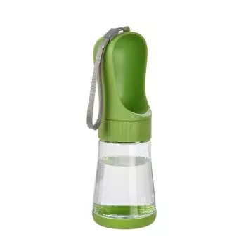 2 в 1 бутылка для воды для собак маленьких и больших собак, кошек, портативная миска для питья и еды для щенков, товары для французских бульдогов 330ML