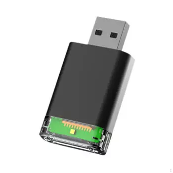 2 в 1 Carplay Auto Adapter Plug and Play Прием сообщений Голосовое управление Многофункциональный Mini