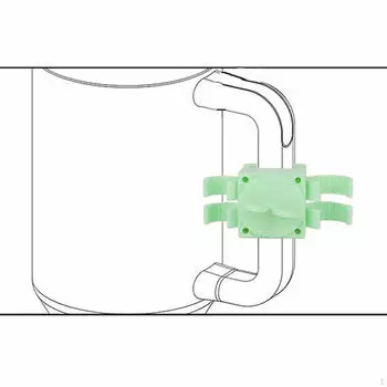 2 в 1 держатель для помады и брелок для стаканов 30 унций/40 унций зелёный