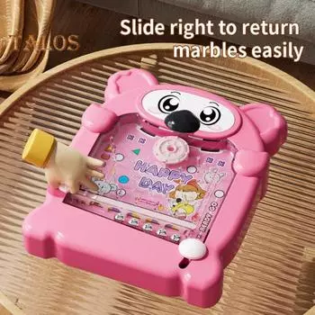 2-в-1 Детская магнитная доска для рисования «Коала», двухсторонний автомат для игры в пинбол, детский планшет для рисования и письма, обучающая игрушка для малышей розовый