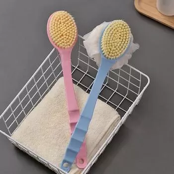 2 в 1 длинная ручка щетка для ванны мягкая щетка для ванны мяч для ванны щетка для ванны с щетиной цветок артефакт с банным поясом зелёный