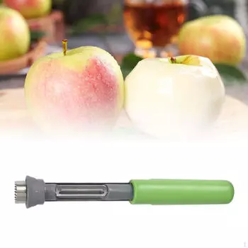 2 в 1 для удаления сердцевины яблока, инструмент для удаления сердцевины, кухонные фрукты из нержавеющей стали для яблок, Grey Green