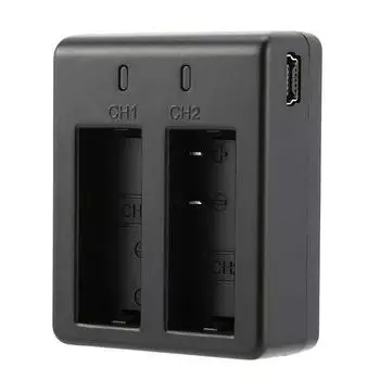 2 в 1 Двойной слот для зарядки аккумулятора Зарядное устройство для камеры Док-станция для Eken Sjcam Sj4000