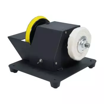 2 в 1 двухдисковая шлифовальная машина и полировальный диск для шлифования Мини-шлифовальная машина для шлифования 7 регулируемых скоростей US Plug