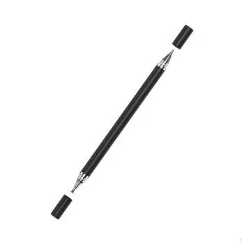 2 в 1 емкостная ручка, аксессуар, высокая производительность, практичная присоска, точечный сенсор для чёрный