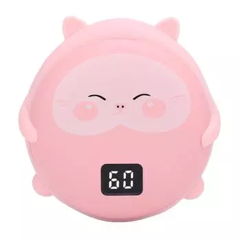 2 в 1 грелка для рук 10000 мАч внешний аккумулятор Cartoon 2 температура светодиодный цифровой дисплей USB зарядка