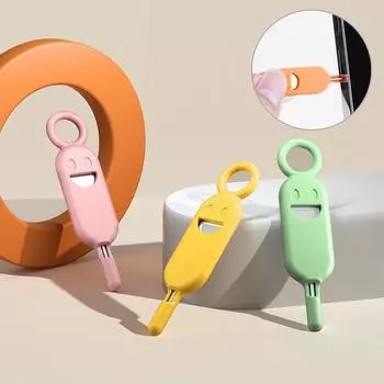 2 в 1 игла для извлечения SIM-карты с защитой от потери, чехол для хранения, держатель для SIM-карты, инструмент для извлечения, брелок-подвеска жёлтый