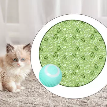 2 в 1 Имитация интерактивной охотничьей игрушки для кошек, упражнение со скрытой крышкой, творческое развлечение, быстрая игра с катанием зелёный