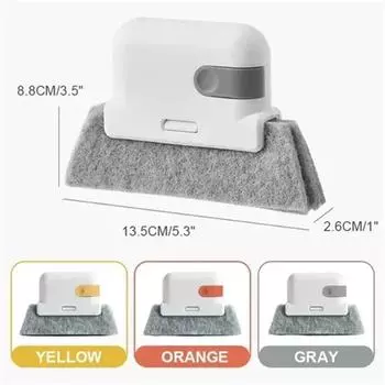 2-в-1 Инструмент для чистки оконных пазов Щетка для мытья окон Инструменты для чистки направляющих раздвижных дверей Ручной очиститель щелей Щетка для чистки пазов